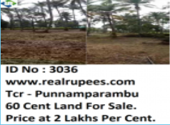 Land Punnamparambu,Thrissur