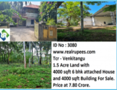 Land with house and building Venkitangu,Thrissur