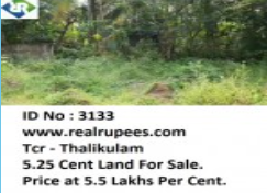 Land Thalikulam,Thrissur