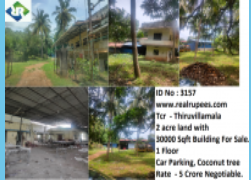 Land and building Thiruvilwamala,Thrissur