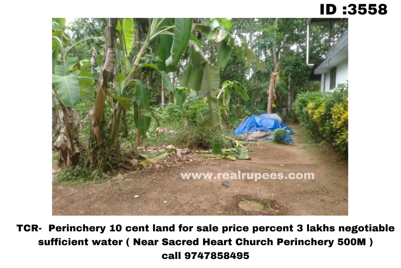 TCR-  Perinchery 10 cent land for sale 